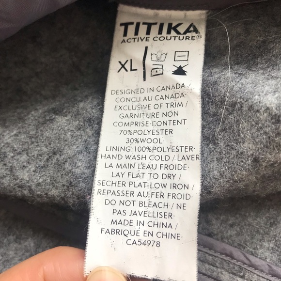 TITIKA Gray Wool Coat - Picture 5 of 9